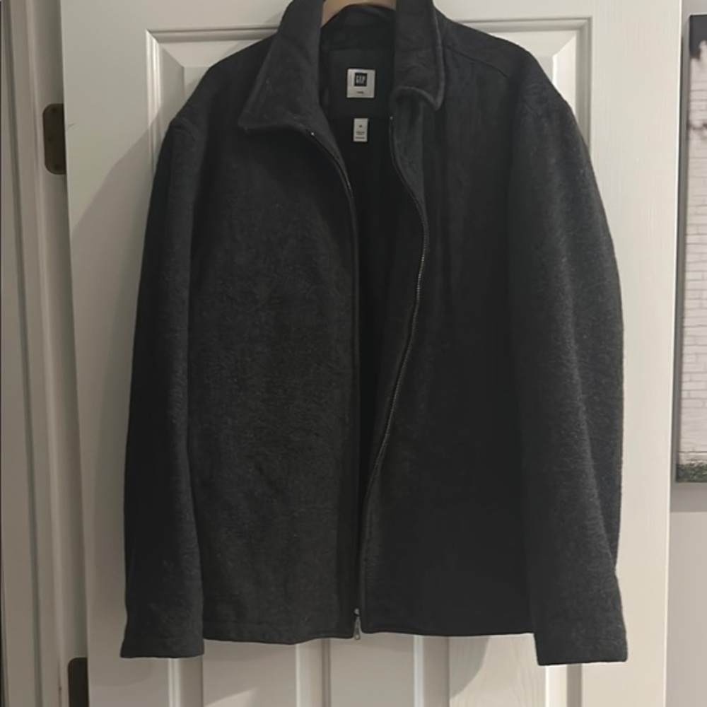 GAP Dark Gray Fleece Jacket